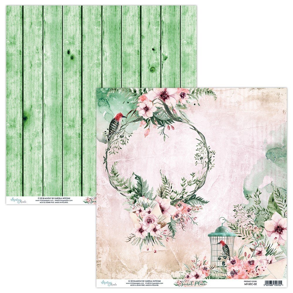 Mintay Secret Place 6x6 Inch Scrapbooking Paper Pad (MT-SEC-08) Mintay Secret Place 6x6 Inch Scrapbooking Paper Pad (MT-SEC-08)