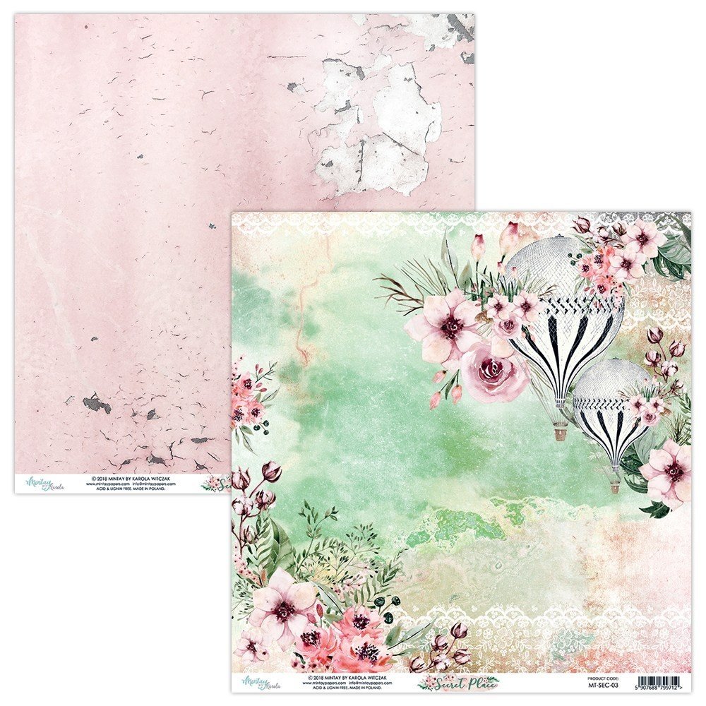 Mintay Secret Place 6x6 Inch Scrapbooking Paper Pad (MT-SEC-08) Mintay Secret Place 6x6 Inch Scrapbooking Paper Pad (MT-SEC-08)