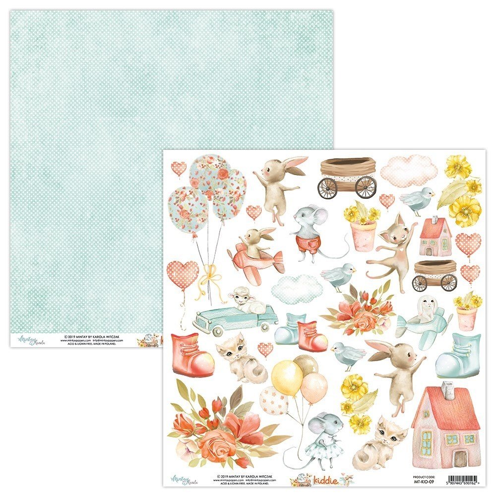 Mintay Kiddie 6x6 Inch Scrapbooking Paper Pad (MT-KID-08)
