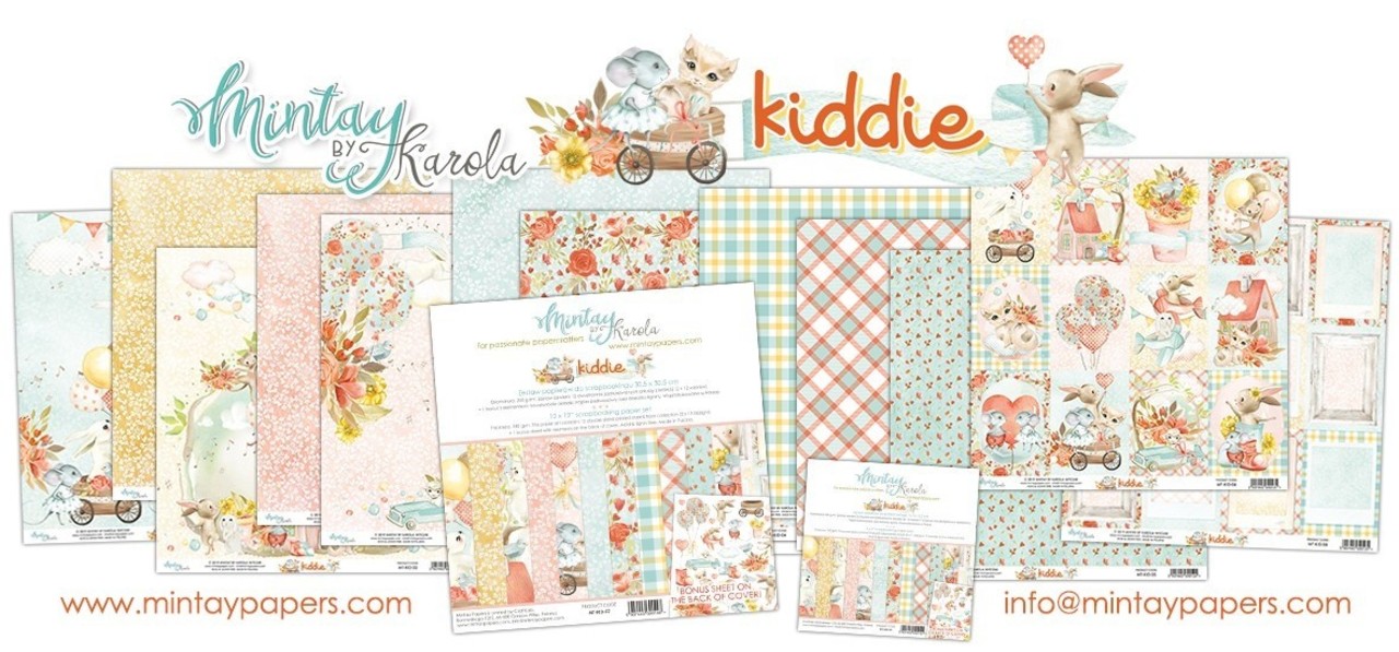 Mintay Kiddie 6x6 Inch Scrapbooking Paper Pad (MT-KID-08)