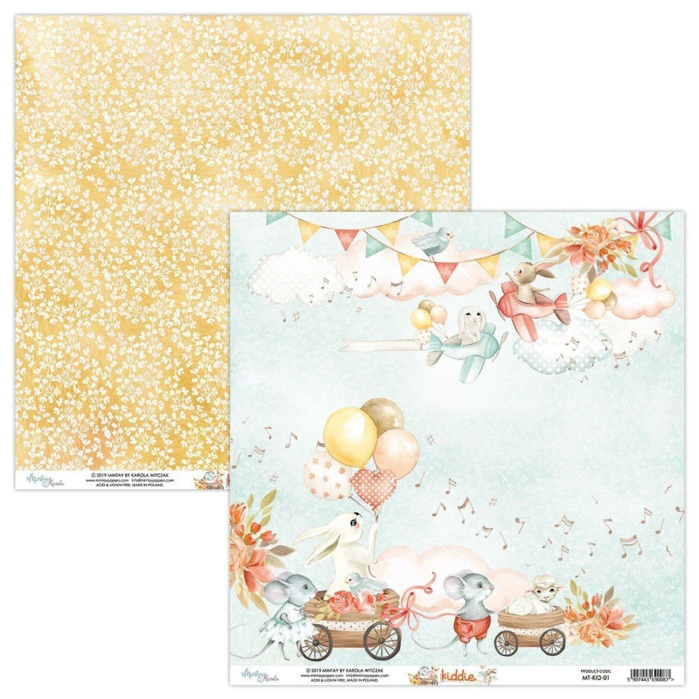 Mintay Kiddie 6x6 Inch Scrapbooking Paper Pad (MT-KID-08)