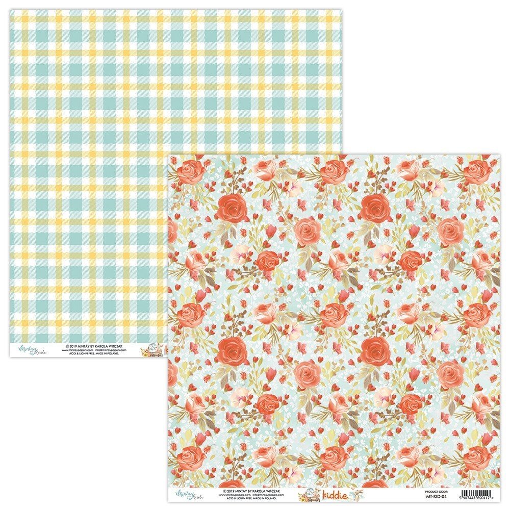 Mintay Kiddie 6x6 Inch Scrapbooking Paper Pad (MT-KID-08)