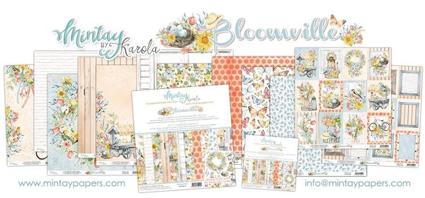 Mintay Bloomville 6x6 Inch Scrapbooking Paper Pad (MT-BLM-08) Mintay Bloomville 6x6 Inch Scrapbooking Paper Pad (MT-BLM-08)