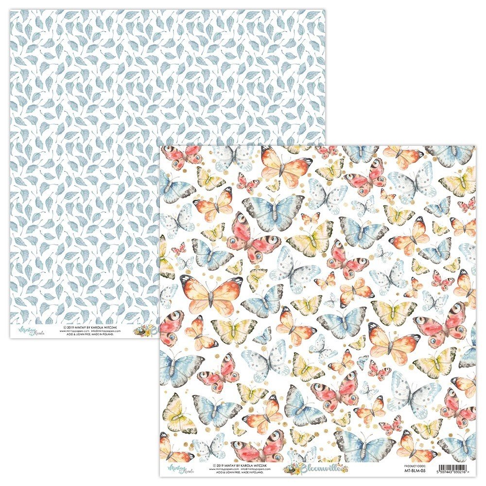 Mintay Bloomville 6x6 Inch Scrapbooking Paper Pad (MT-BLM-08) Mintay Bloomville 6x6 Inch Scrapbooking Paper Pad (MT-BLM-08)