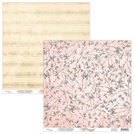 Mintay Marry Me 6x6 Inch Scrapbooking Paper Pad (MT-MRM-08) Mintay Marry Me 6x6 Inch Scrapbooking Paper Pad (MT-MRM-08)