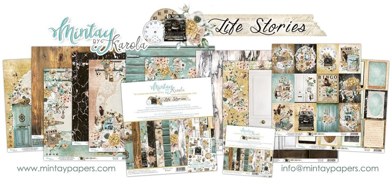 Mintay Life Stories 6x6 Inch Scrapbooking Paper Pad (MT-LIF-08) Mintay Life Stories 6x6 Inch Scrapbooking Paper Pad (MT-LIF-08)