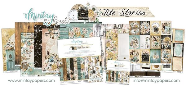 Mintay Life Stories 6x6 Inch Scrapbooking Paper Pad (MT-LIF-08) Mintay Life Stories 6x6 Inch Scrapbooking Paper Pad (MT-LIF-08)