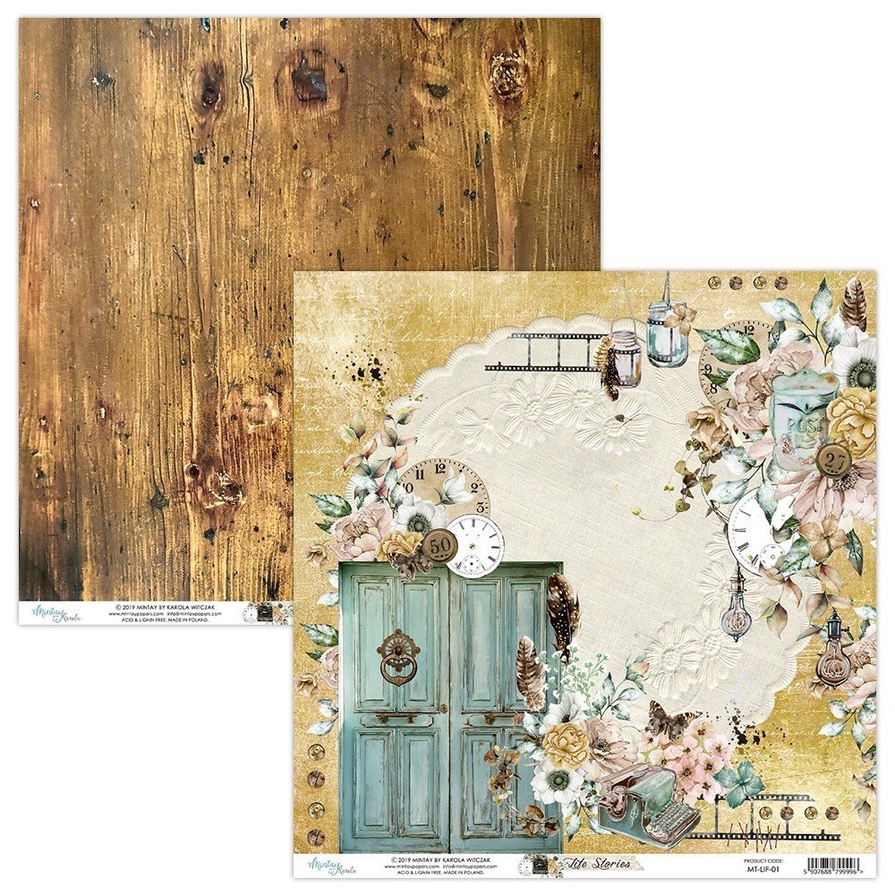 Mintay Life Stories 6x6 Inch Scrapbooking Paper Pad (MT-LIF-08) Mintay Life Stories 6x6 Inch Scrapbooking Paper Pad (MT-LIF-08)