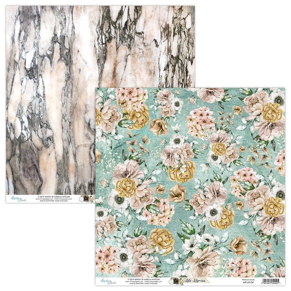 Mintay Life Stories 6x6 Inch Scrapbooking Paper Pad (MT-LIF-08) Mintay Life Stories 6x6 Inch Scrapbooking Paper Pad (MT-LIF-08)