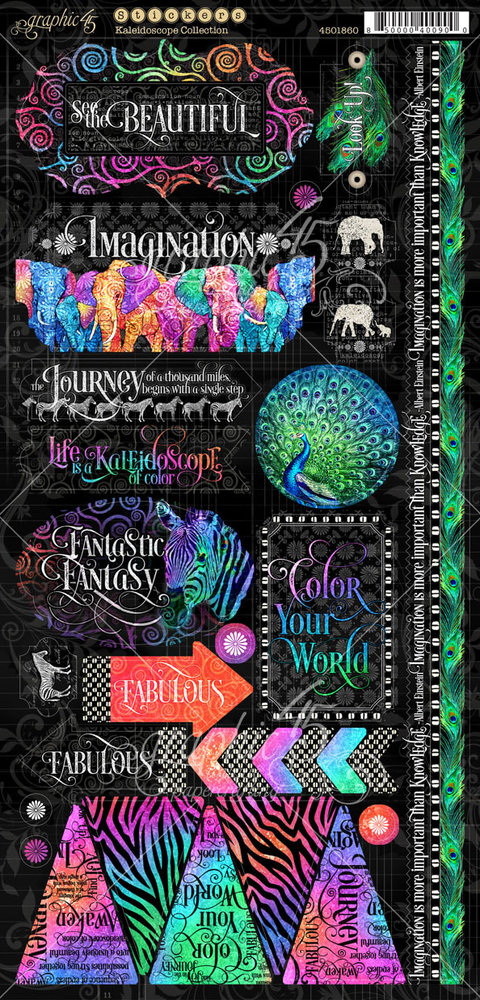 Graphic 45 Kaleidoscope Stickers (4501860)
