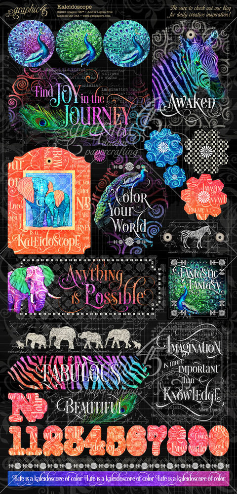 Graphic 45 Kaleidoscope Stickers (4501860)