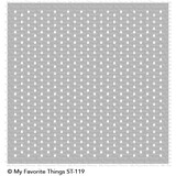 My Favorite Things Mini Staggered Raindrops Stencil (ST-119)