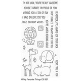 My Favorite Things Safari Friends Clear Stamps (CS-321)