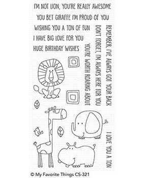 My Favorite Things Safari Friends Clear Stamps (CS-321)