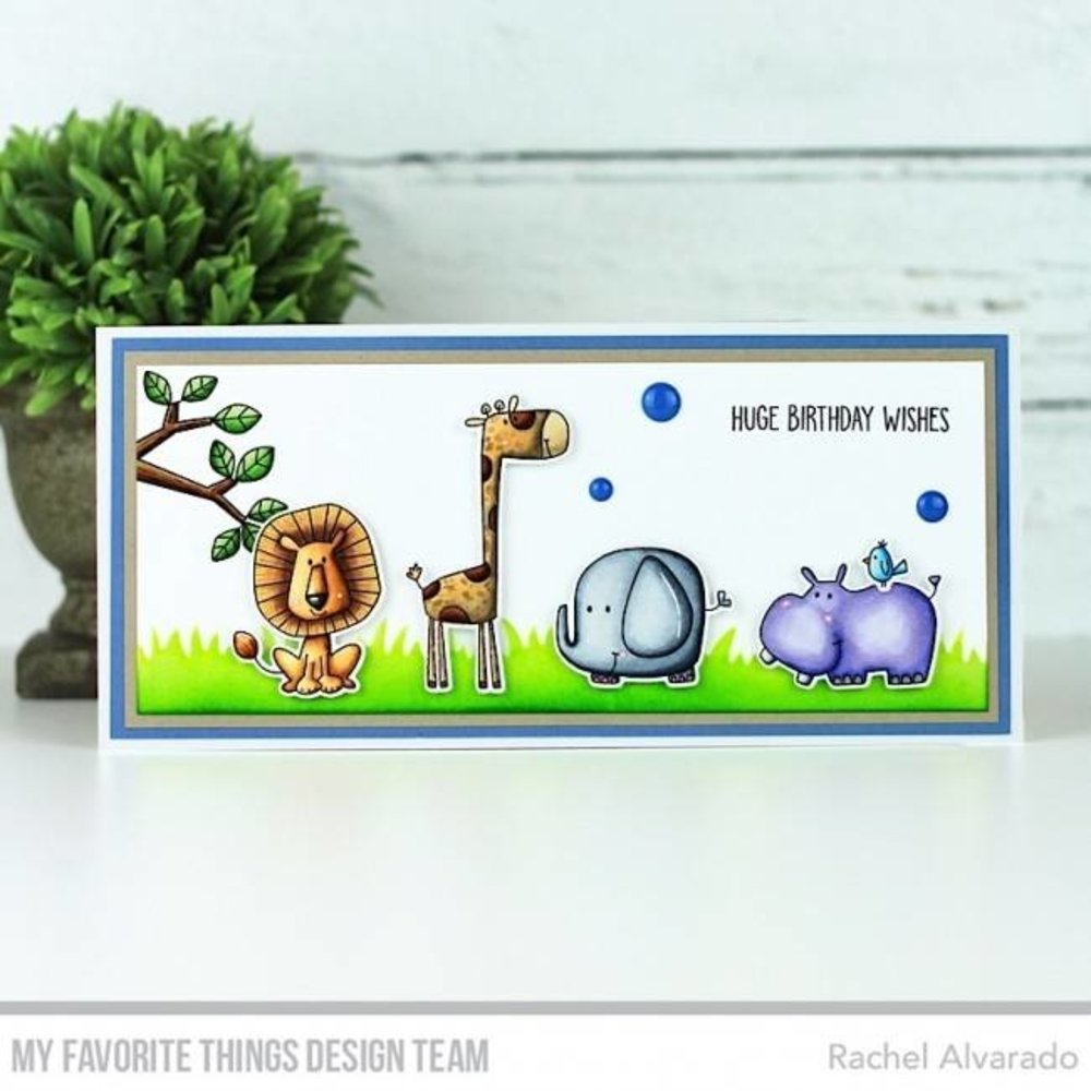 My Favorite Things Safari Friends Clear Stamps (CS-321)