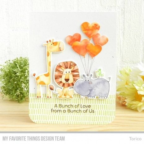 My Favorite Things Safari Friends Clear Stamps (CS-321)