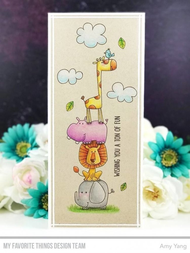 My Favorite Things Safari Friends Clear Stamps (CS-321)