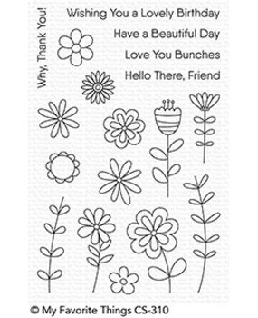 My Favorite Things Love Buds Clear Stamps (CS-310)