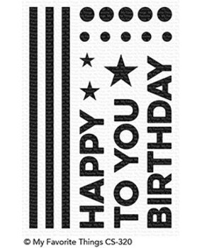 My Favorite Things Happy Birthday to You Clear Stamps (CS-320)