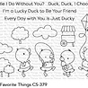 My Favorite Things Just Ducky Clear Stamps (CS-379) My Favorite Things Just Ducky Clear Stamps (CS-379)