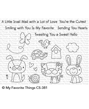 My Favorite Things Cute Critters Clear Stamps (CS-381)