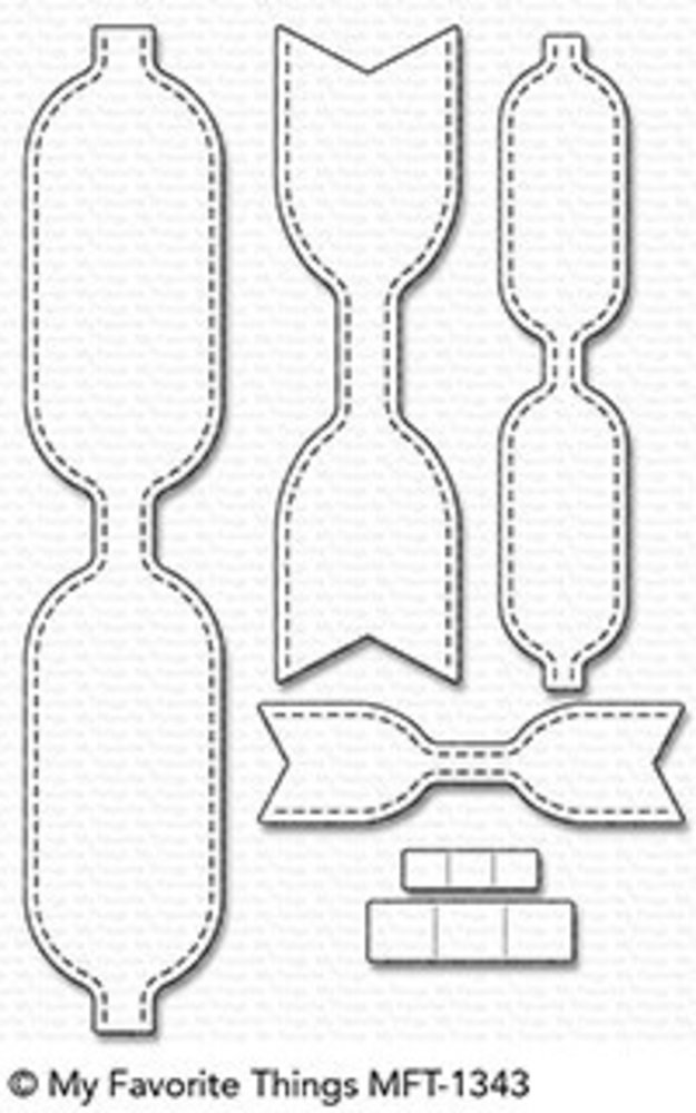 My Favorite Things Die-Namics Stitched Beautiful Bows (MFT-1343) My Favorite Things Die-Namics Stitched Beautiful Bows (MFT-1343)
