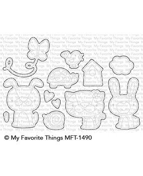 My Favorite Things Die-Namics Cute Critters (MFT-1490) My Favorite Things Die-Namics Cute Critters (MFT-1490)
