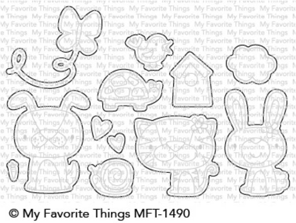 My Favorite Things Die-Namics Cute Critters (MFT-1490) My Favorite Things Die-Namics Cute Critters (MFT-1490)