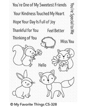 My Favorite Things Woodland Friends Clear Stamps (CS-328) My Favorite Things Woodland Friends Clear Stamps (CS-328)