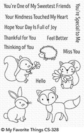 My Favorite Things Woodland Friends Clear Stamps (CS-328) My Favorite Things Woodland Friends Clear Stamps (CS-328)