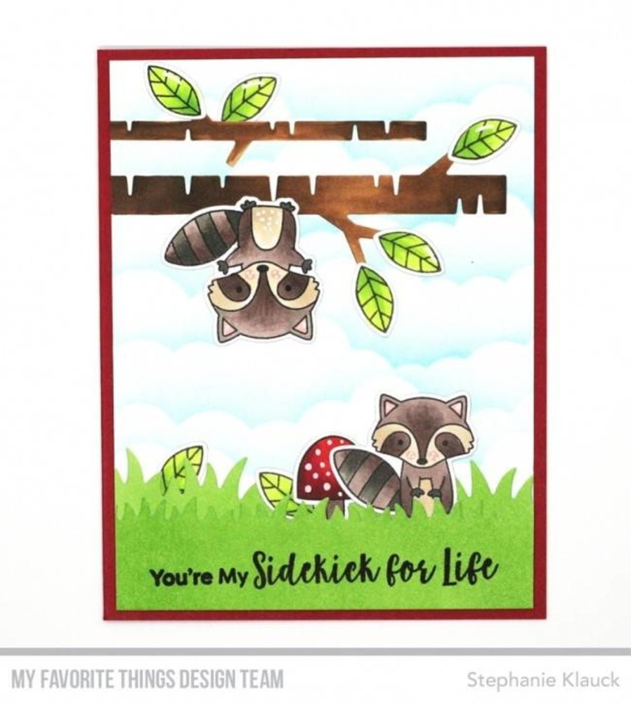 My Favorite Things Friendly Raccoons Clear Stamps (CS-332)