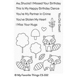 My Favorite Things Friendly Raccoons Clear Stamps (CS-332)
