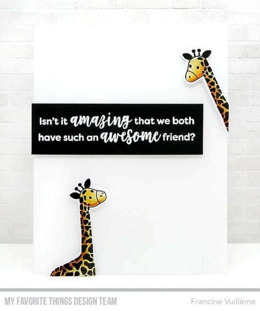 My Favorite Things Playful Giraffes Clear Stamps (CS-333)