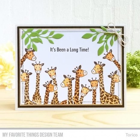 My Favorite Things Playful Giraffes Clear Stamps (CS-333)