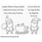My Favorite Things Sassy Santa Clear Stamps (CS-341)