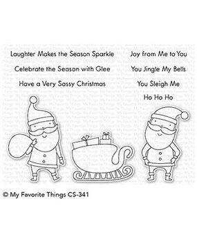 My Favorite Things Sassy Santa Clear Stamps (CS-341)