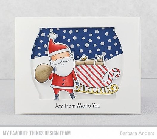 My Favorite Things Sassy Santa Clear Stamps (CS-341)