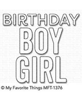 My Favorite Things Die-Namics Birthday Boy & Girl (MFT-1376)