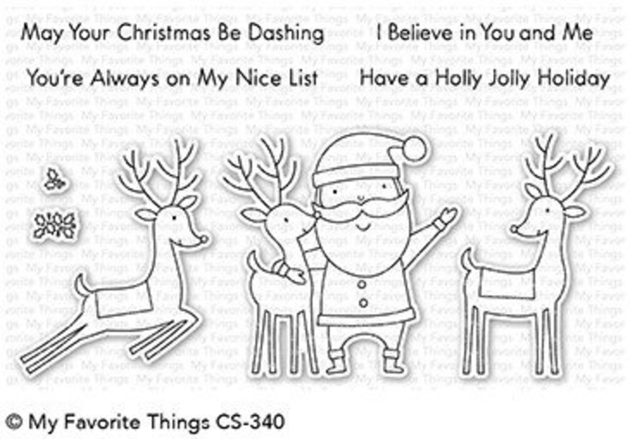 My Favorite Things Die-Namics Santa & Friends (MFT-1404)