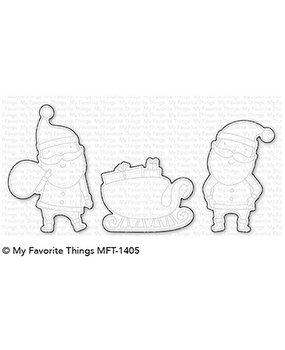 My Favorite Things Die-Namics Sassy Santa (MFT-1405)