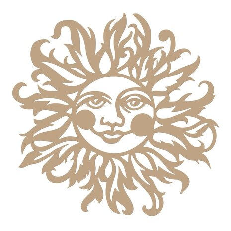 Spellbinders Sun Face Hot Foil Plate (GLP-110) Spellbinders Sun Face Hot Foil Plate (GLP-110)