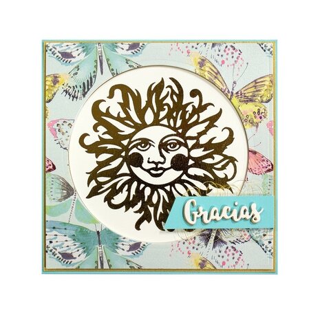 Spellbinders Sun Face Hot Foil Plate (GLP-110) Spellbinders Sun Face Hot Foil Plate (GLP-110)
