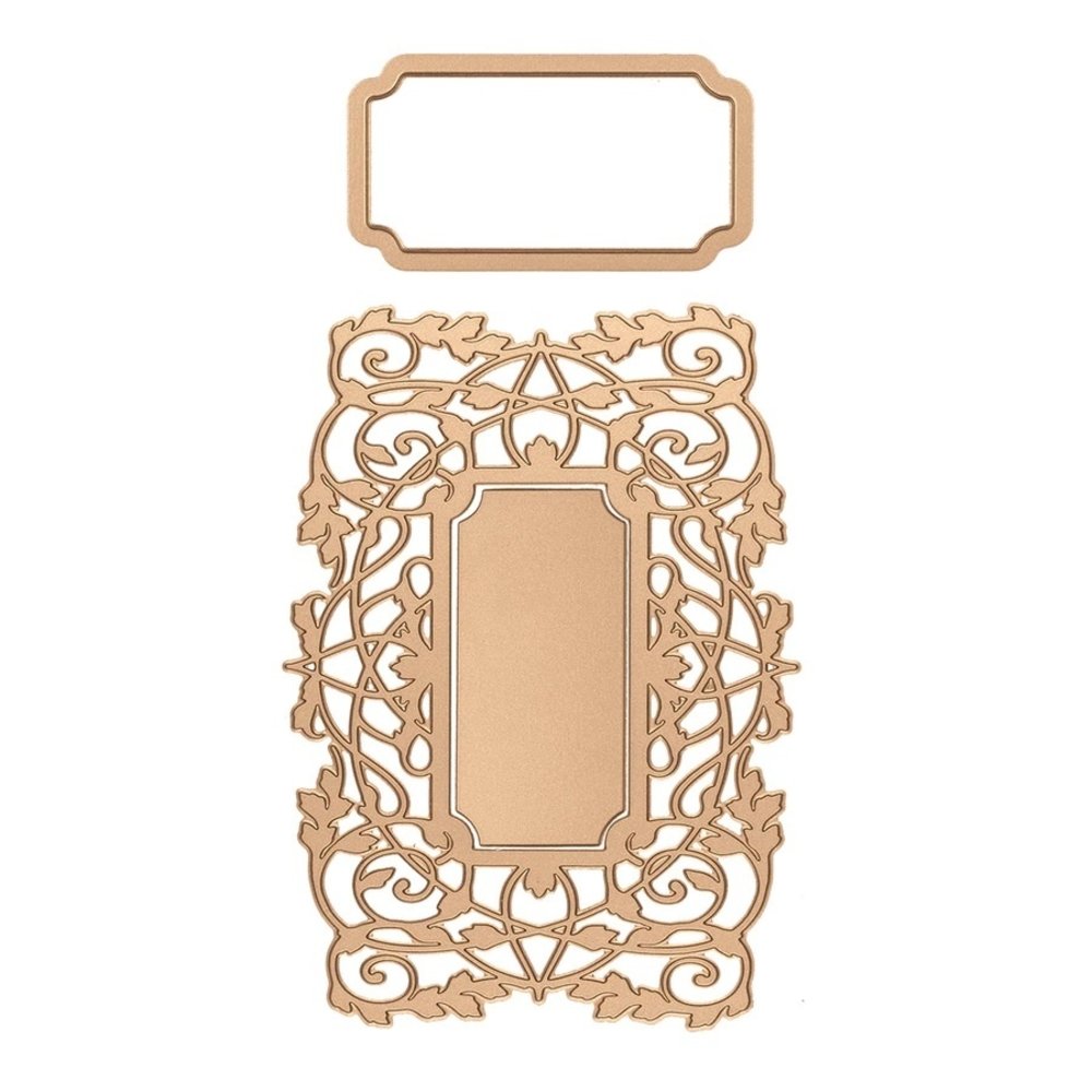 Spellbinders Vintage Frame (Gilded Vines) Hot Foil Plate (GLP-118) Spellbinders Vintage Frame (Gilded Vines) Hot Foil Plate (GLP-118)