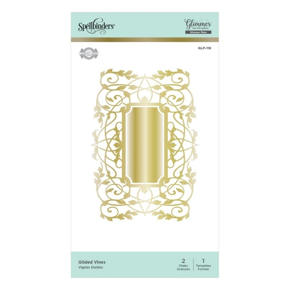 Spellbinders Vintage Frame (Gilded Vines) Hot Foil Plate (GLP-118) Spellbinders Vintage Frame (Gilded Vines) Hot Foil Plate (GLP-118)