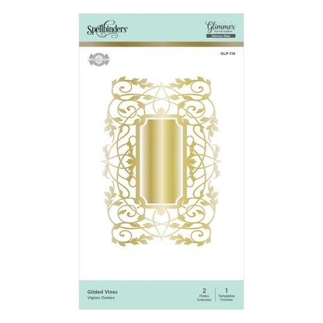 Spellbinders Vintage Frame (Gilded Vines) Hot Foil Plate (GLP-118) Spellbinders Vintage Frame (Gilded Vines) Hot Foil Plate (GLP-118)