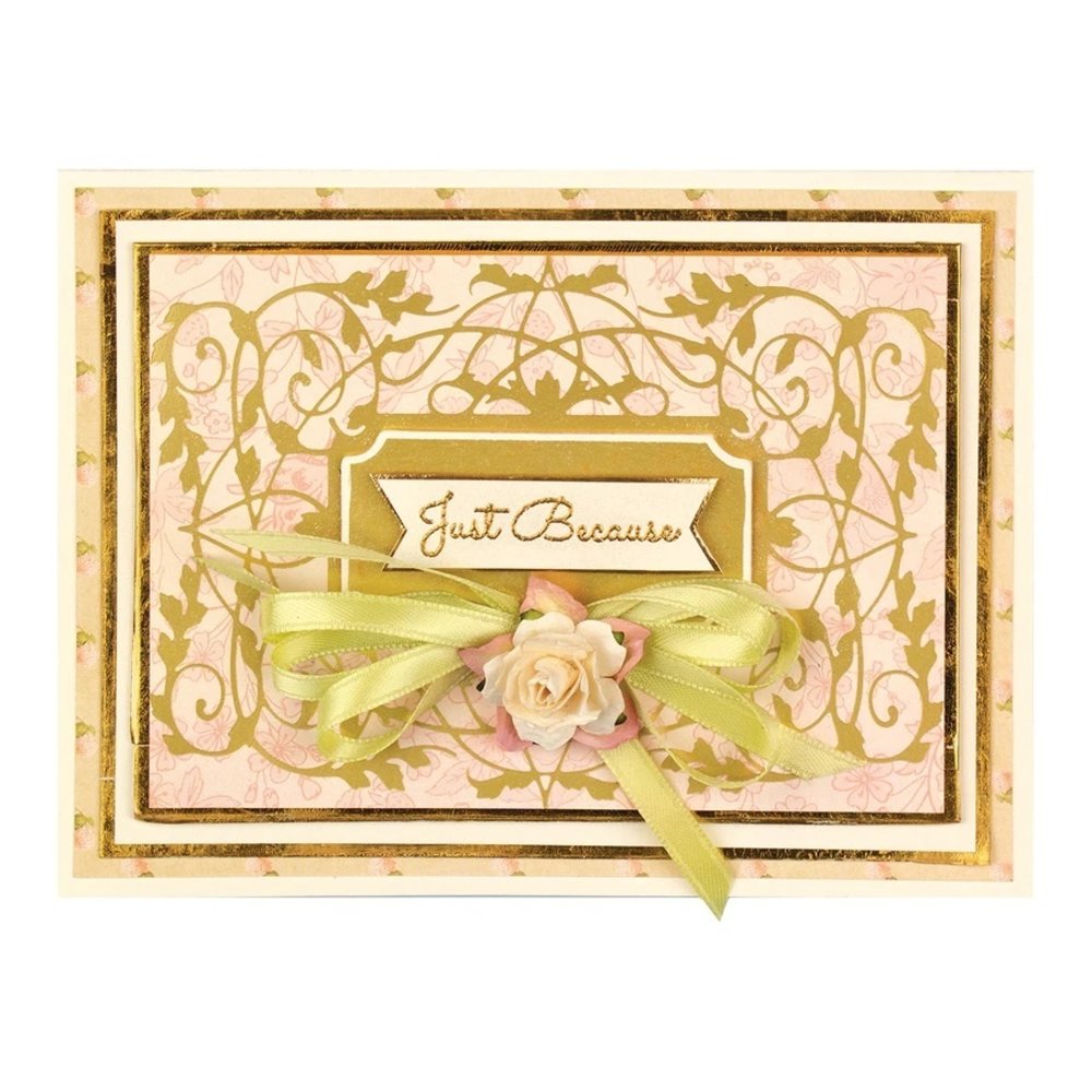 Spellbinders Vintage Frame (Gilded Vines) Hot Foil Plate (GLP-118) Spellbinders Vintage Frame (Gilded Vines) Hot Foil Plate (GLP-118)