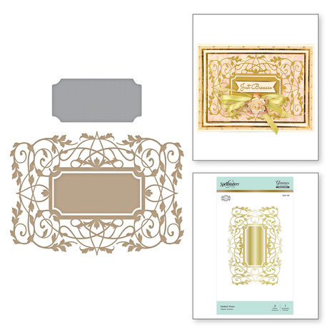 Spellbinders Vintage Frame (Gilded Vines) Hot Foil Plate (GLP-118) Spellbinders Vintage Frame (Gilded Vines) Hot Foil Plate (GLP-118)
