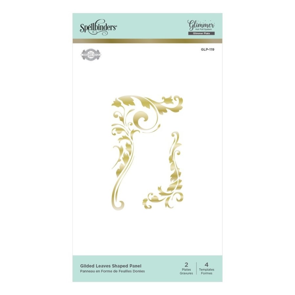 Spellbinders Gilded Leaves Shaped Panel Hot Foil Plate (GLP-119) Spellbinders Gilded Leaves Shaped Panel Hot Foil Plate (GLP-119)