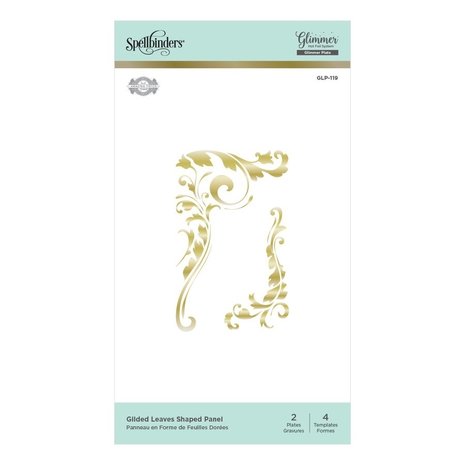 Spellbinders Gilded Leaves Shaped Panel Hot Foil Plate (GLP-119) Spellbinders Gilded Leaves Shaped Panel Hot Foil Plate (GLP-119)