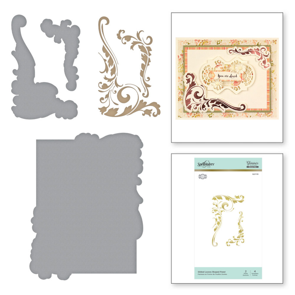 Spellbinders Gilded Leaves Shaped Panel Hot Foil Plate (GLP-119) Spellbinders Gilded Leaves Shaped Panel Hot Foil Plate (GLP-119)